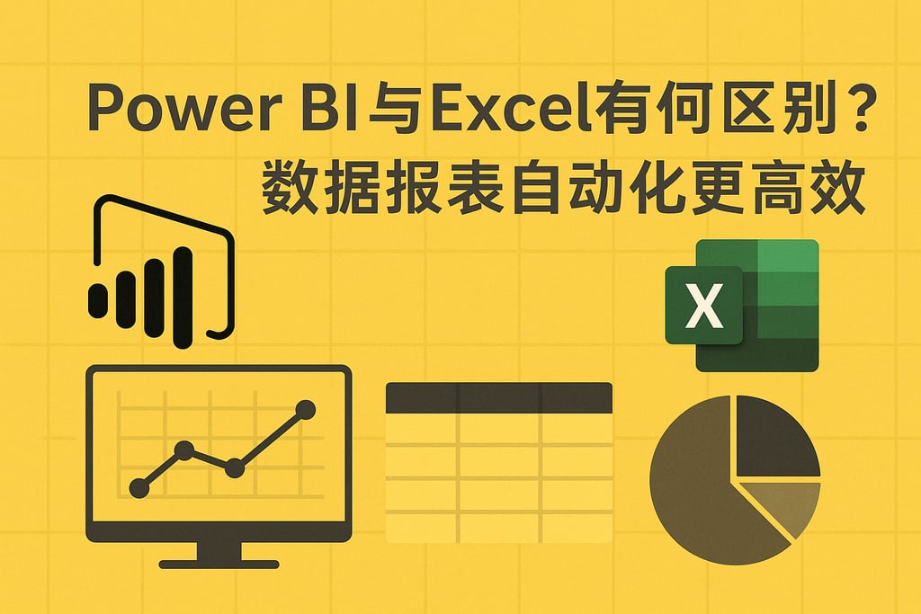 Power BI与Excel有何区别？数据报表自动化更高效
